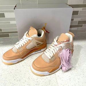 Women air Jordan 4 retro shimmer metallic silver